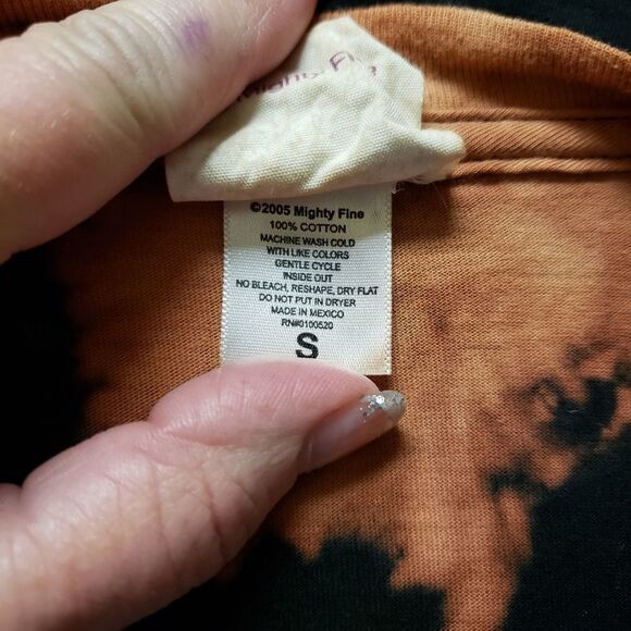 Custom Bleach Dye Firebird Short Sleeve Shirt - Picture 6 of 6